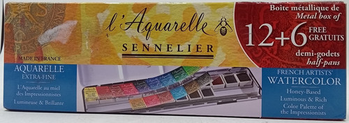 Aquarelle set 18 - 18, mezze