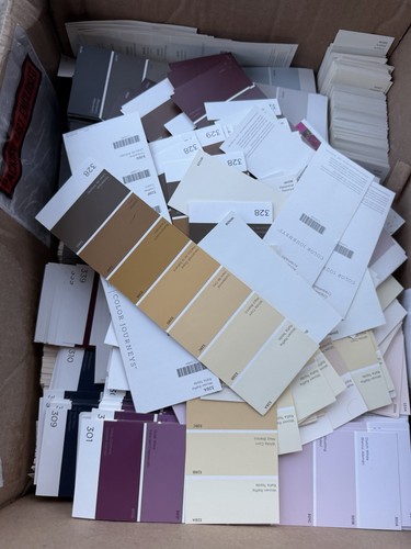Carte swatch colori dipinte - carte,