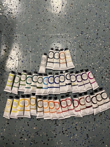 Lotto colori olio - lotto, 37