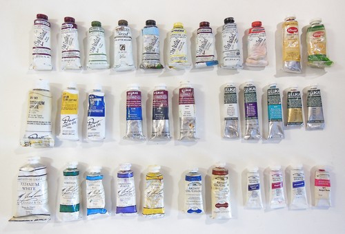 Lotto dipinti olio - ad,