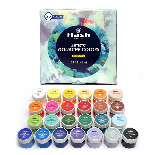 Immagine flash gouache - di, 2