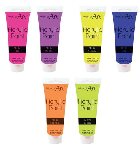 Tubi pittura acrilica neon - tubi,